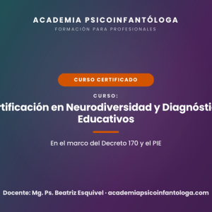Curso Certificado: Educar la sexualidad de NNA con Discapacidad Intelectual en el ámbito escolar