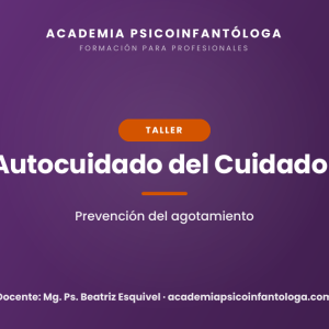 Taller 12: Autocuidado y prevención del agotamiento en el cuidador